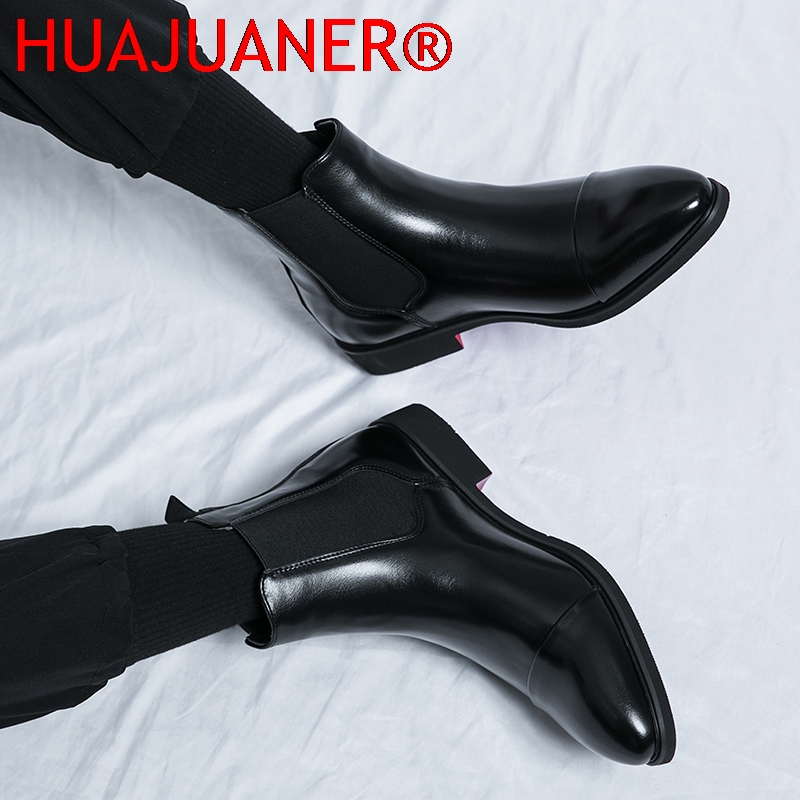 Zwarte Chelsea-laarzen voor he - Men'S Shoes Hey Dude recensie en prijs