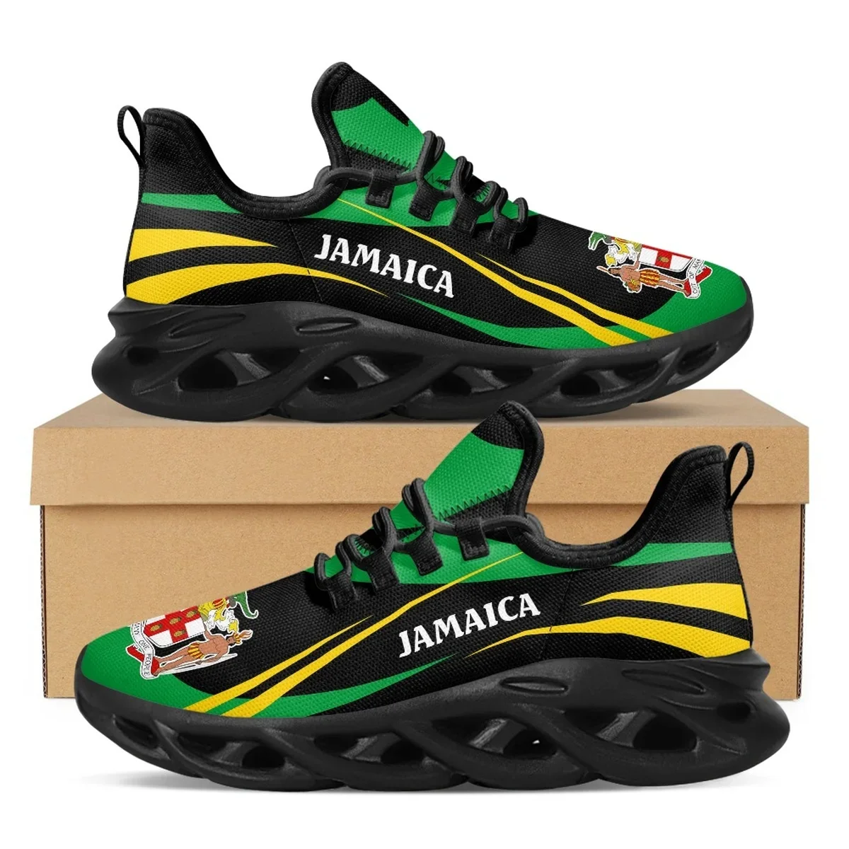 Jamaica Vlag Print Schoenen Ma - Mesh Trainer Breathable recensie en prijs