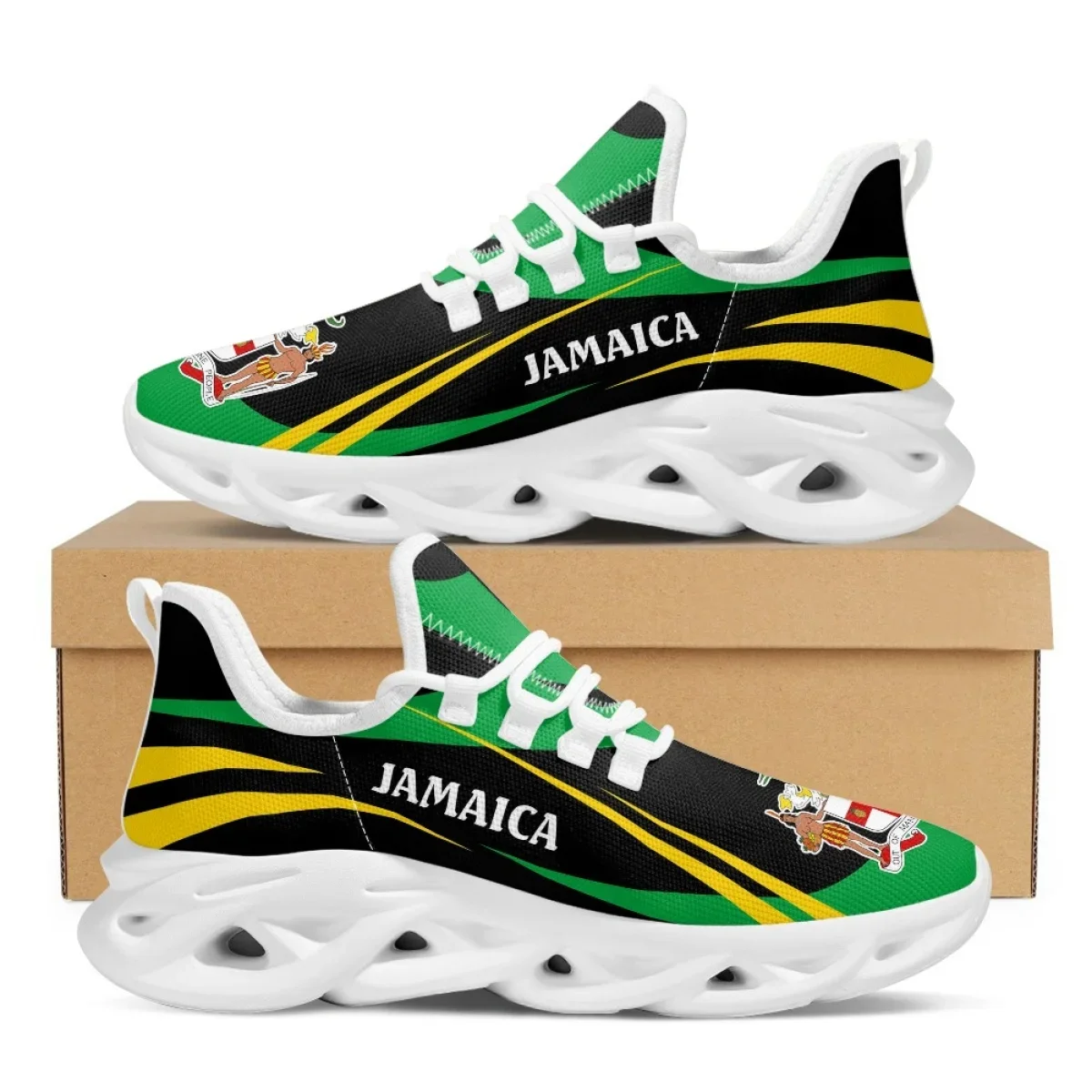 Jamaica Vlag Print Schoenen Ma - Mesh Trainer Breathable recensie en prijs