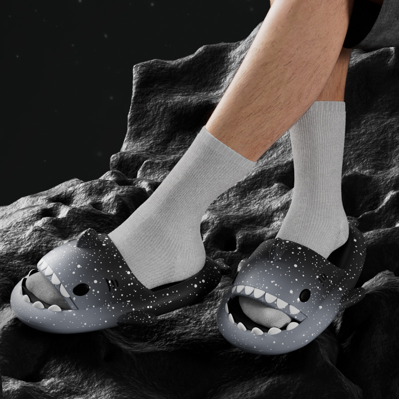 Leuke Cartoon Haai Slippers Vo - Men'S Shoes Slip On recensie en prijs