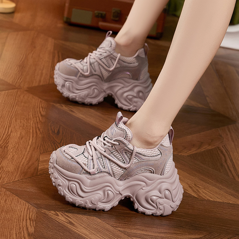 Nieuwe hoge platform sneakers  - Mesh Trainer Breathable recensie en prijs