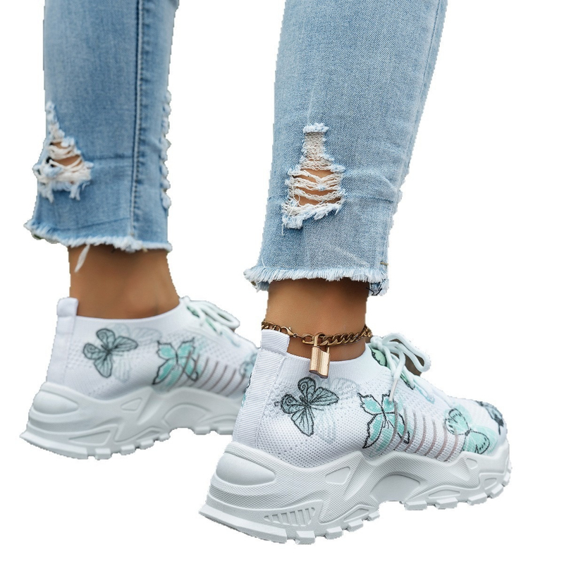 Dames sneakers met vlinderprin - Mesh Trainer Breathable recensie en prijs